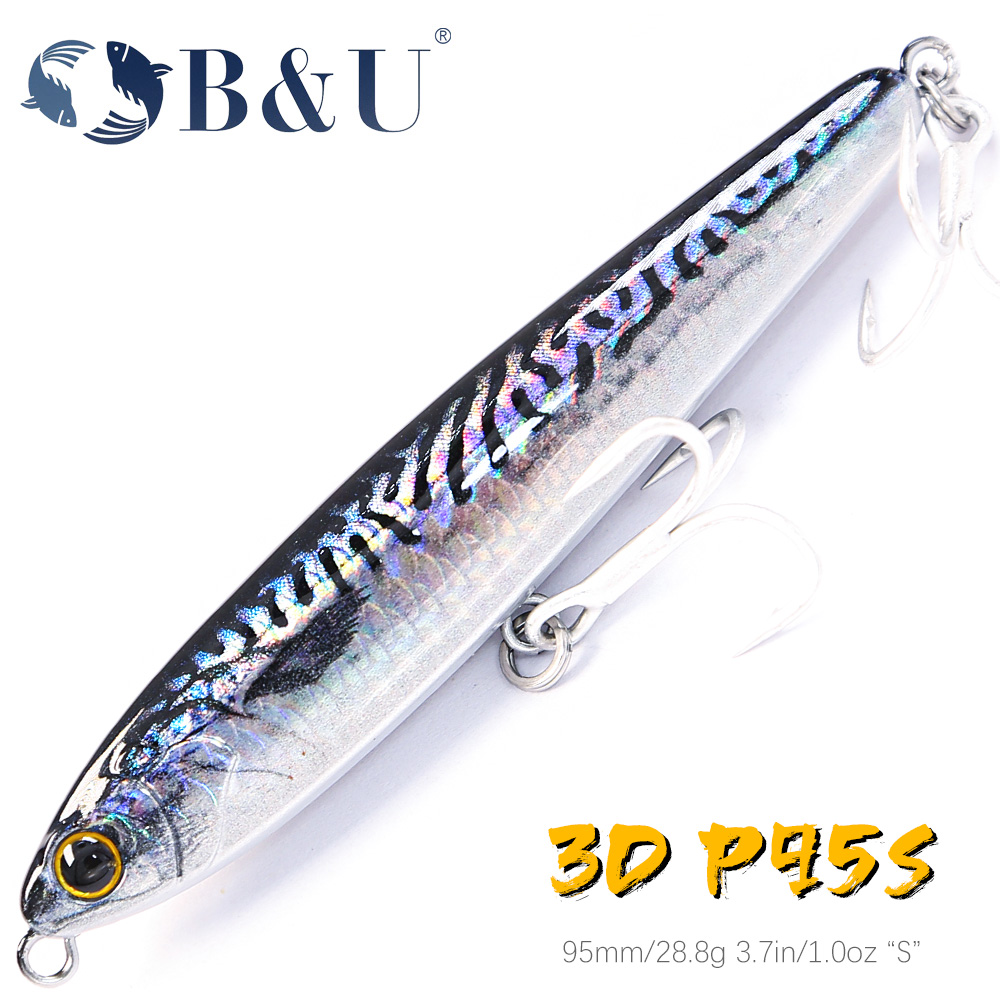 Fishing Hook Treble - B&U Sinking Pencil Fishing Lure Weight