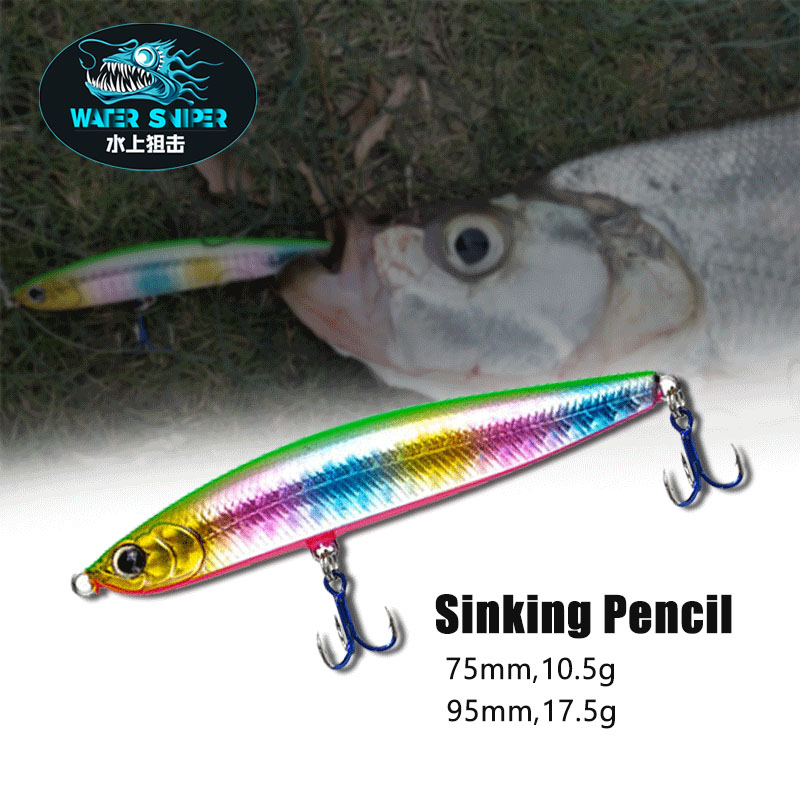 Fishing Hook Treble - Water Sniper 10.5g 75mm Jerk Pencil
