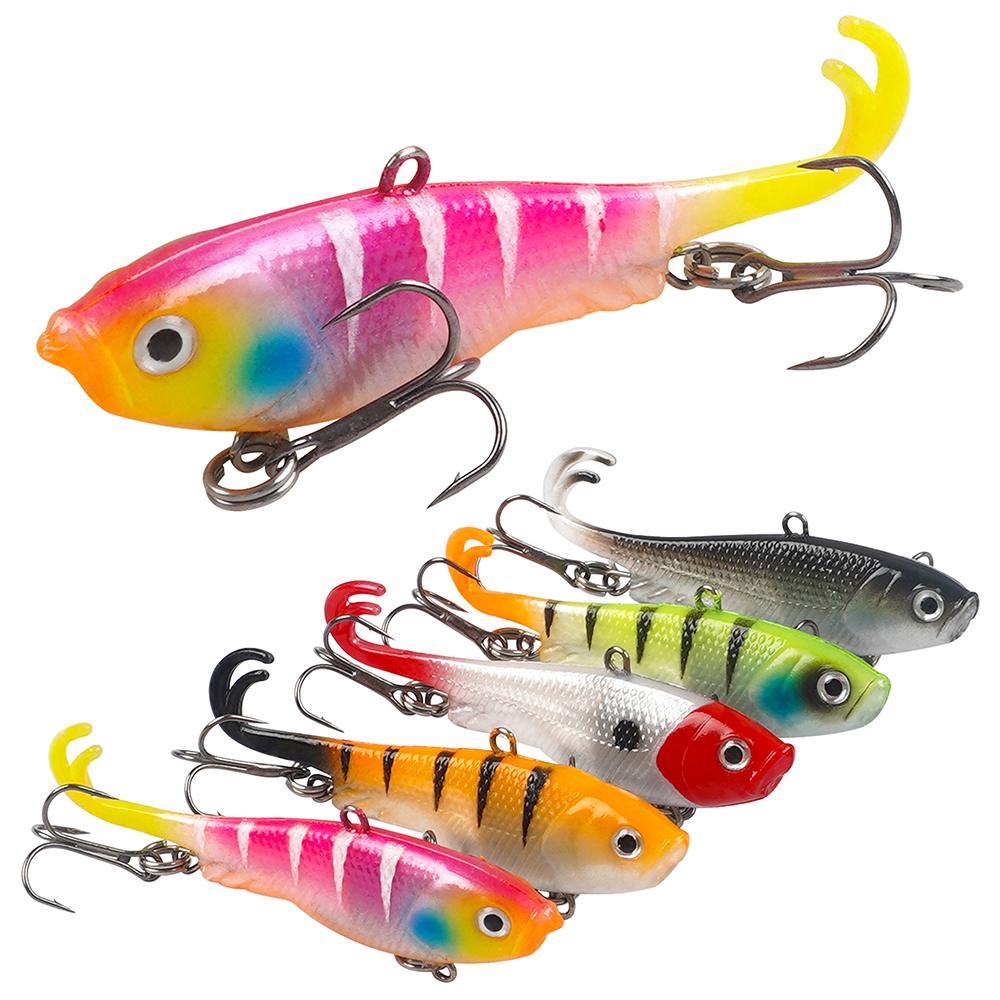 Fishing Hook Treble - 10Pcs/5Pcs Soft Fishing Lures Kit Pre-Rigged