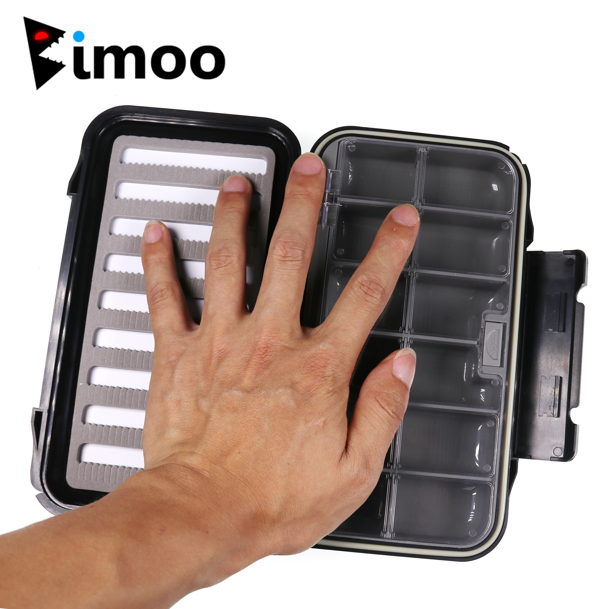 Fishing Hook Size - Bimoo M Size Waterproof Fishing Fly
