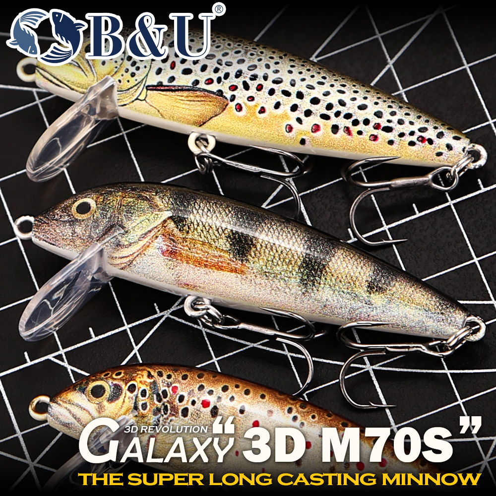 B&U Fishing Lures Sinking Minn - Fishing Hook Treble ulasan dan harga