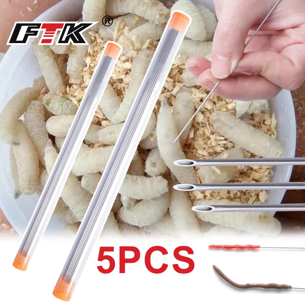 Earthworm Hooking Needle Stain - Fishing Hook Stainless Steel ulasan dan harga