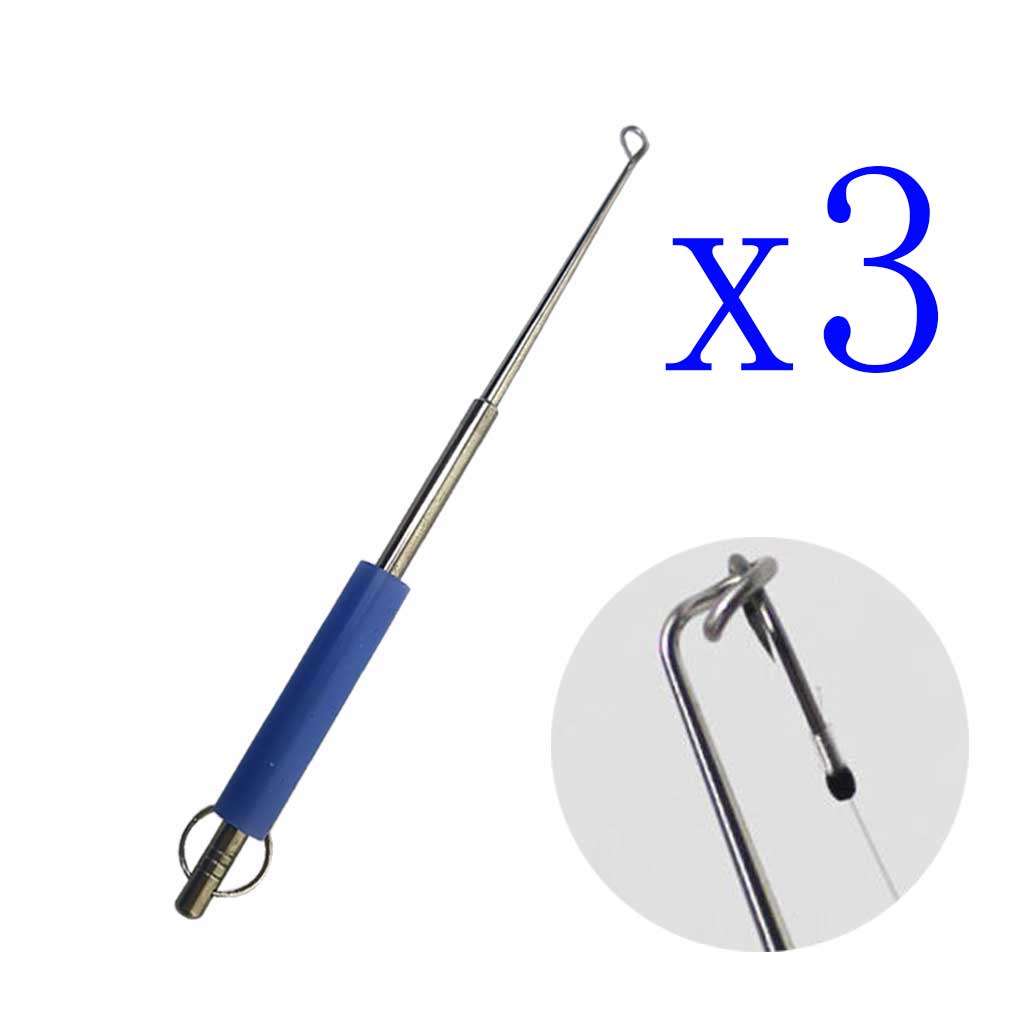 3-Pack Stainless Steel Fish Ho - Fishing Hook Remover ulasan dan harga