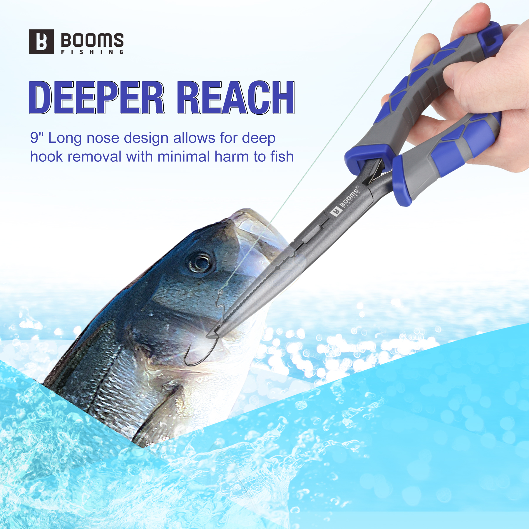 Booms Fishing XW10 23cm Long N - Fishing Hook Remover ulasan dan harga