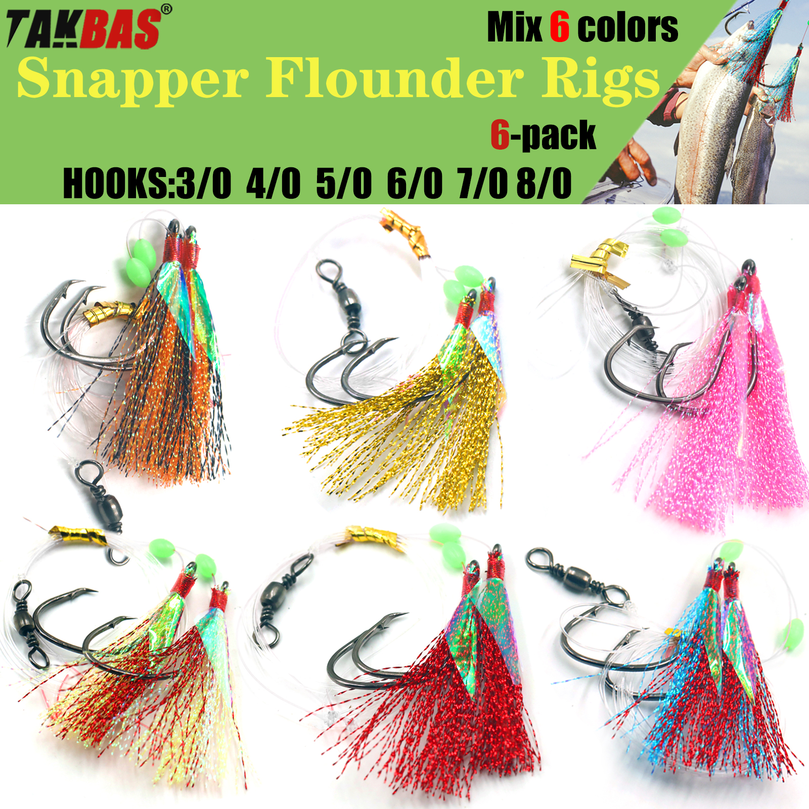 6pcs Snapper Tackle Flasher Ri - Fishing Hook Circle ulasan dan harga