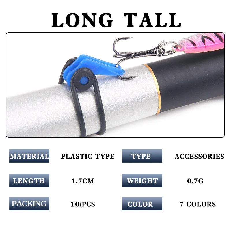 10pcs/lot Plastic Fishing Hook - Fishing Hook Jig ulasan dan harga
