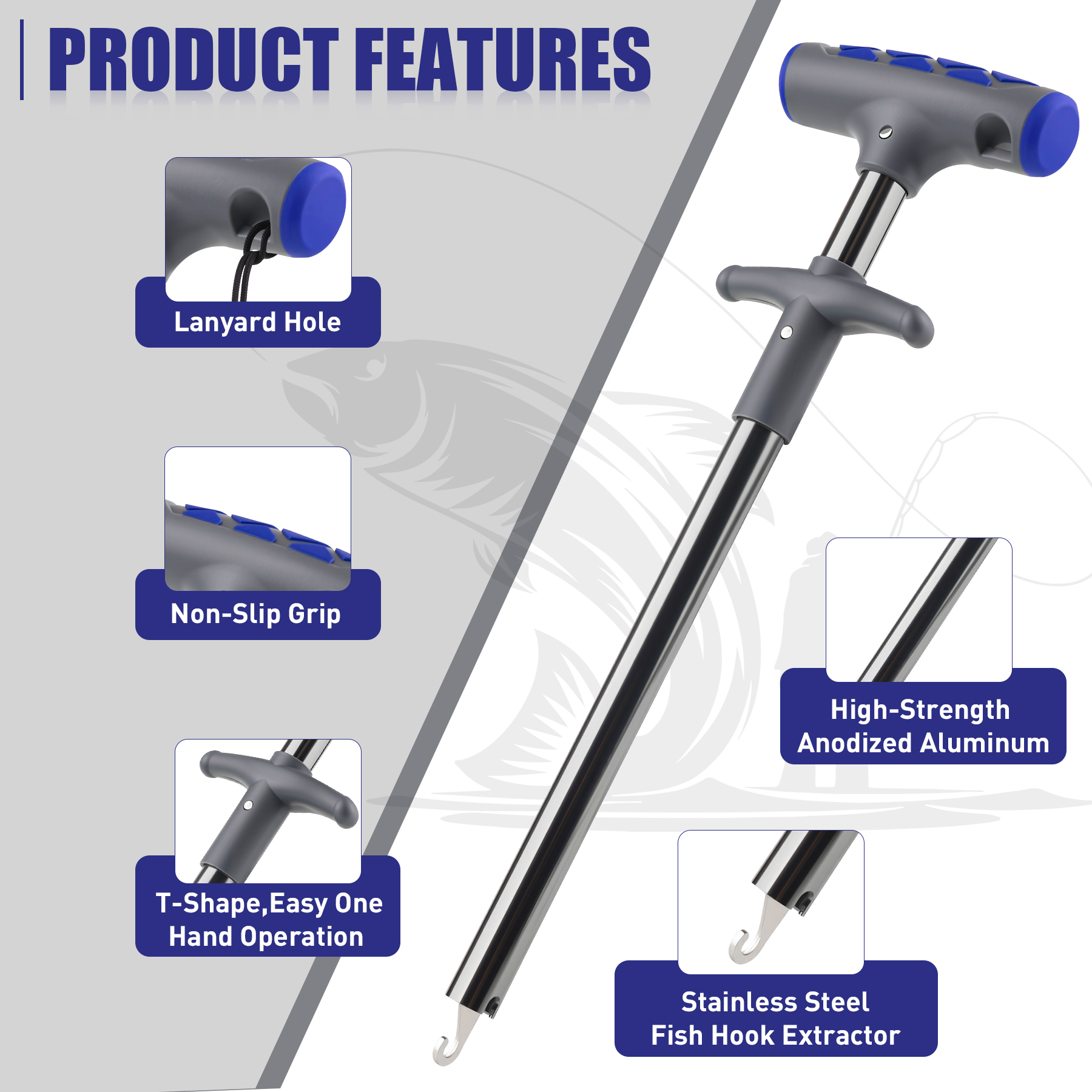 Booms Fishing XW20 Long Fish H - Fishing Hook Remover ulasan dan harga