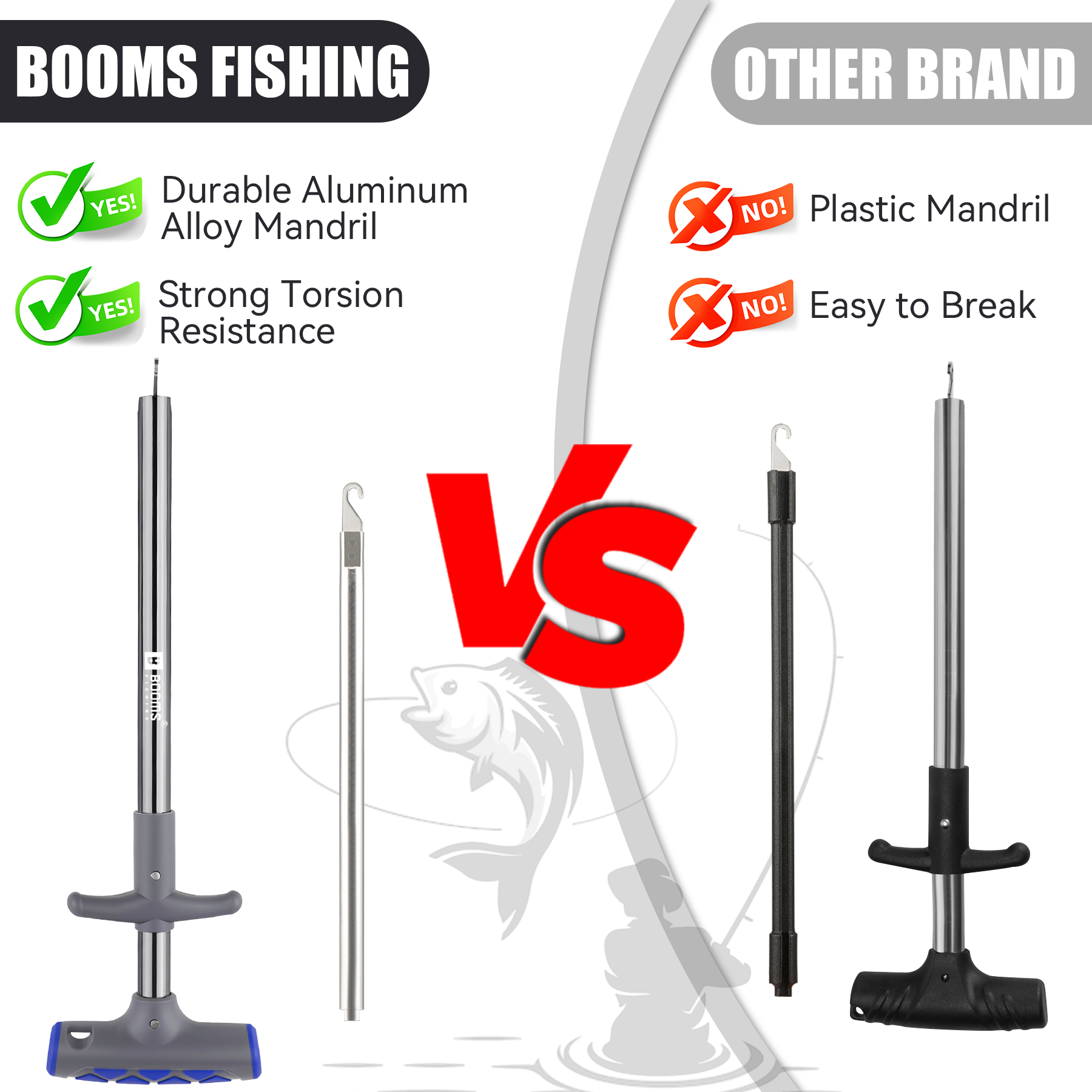Booms Fishing XW20 Long Fish H - Fishing Hook Remover ulasan dan harga