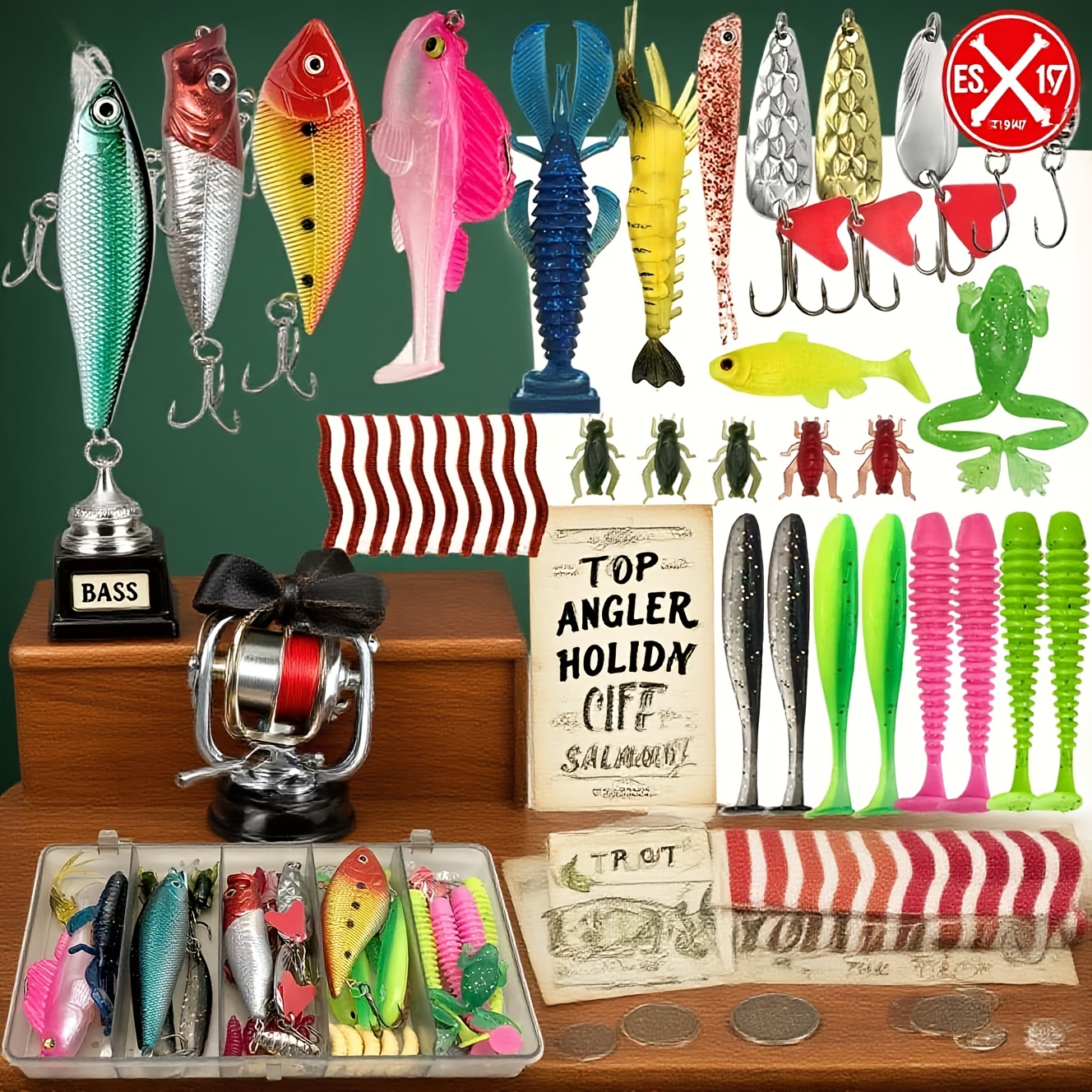133Pcs Premium Fishing Lures T - Fishing Hook Jig ulasan dan harga
