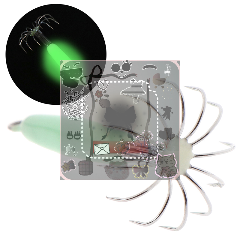 1PC Luminous Fishing Lures Bai - Fishing Hook Jig ulasan dan harga