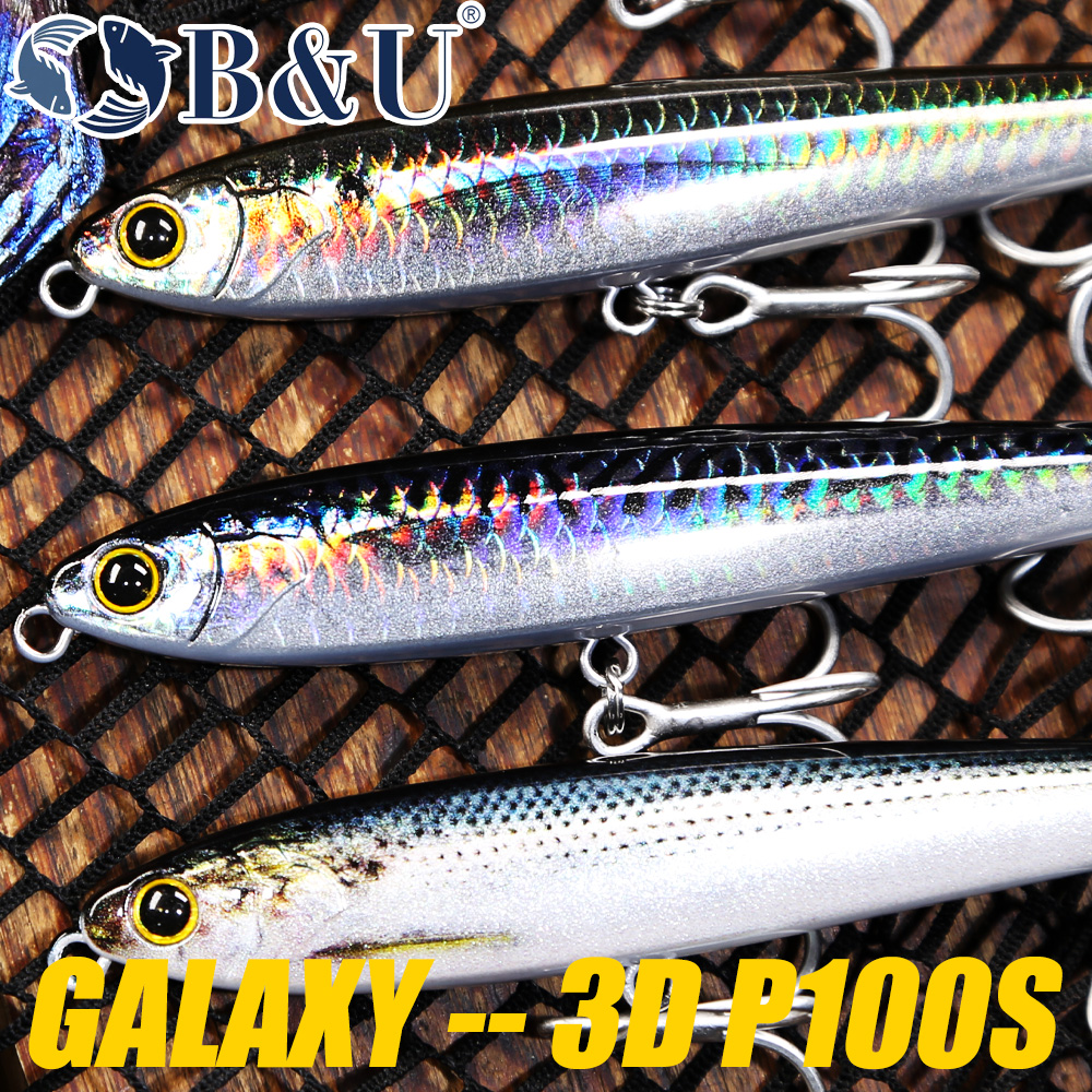 B&U Sinking Pencil Fishing Lur - Fishing Hook Treble ulasan dan harga