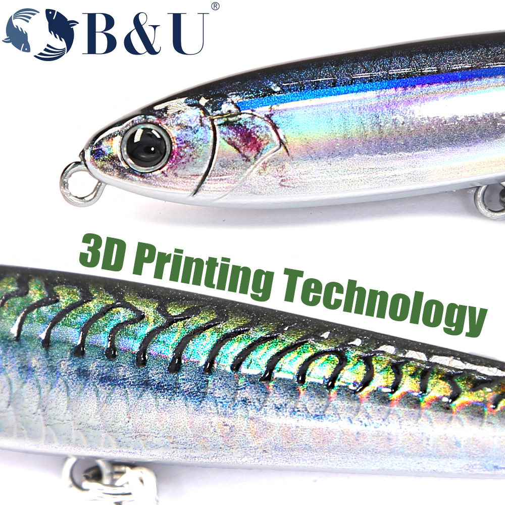 B&U Sinking Pencil Fishing Lur - Fishing Hook Treble ulasan dan harga