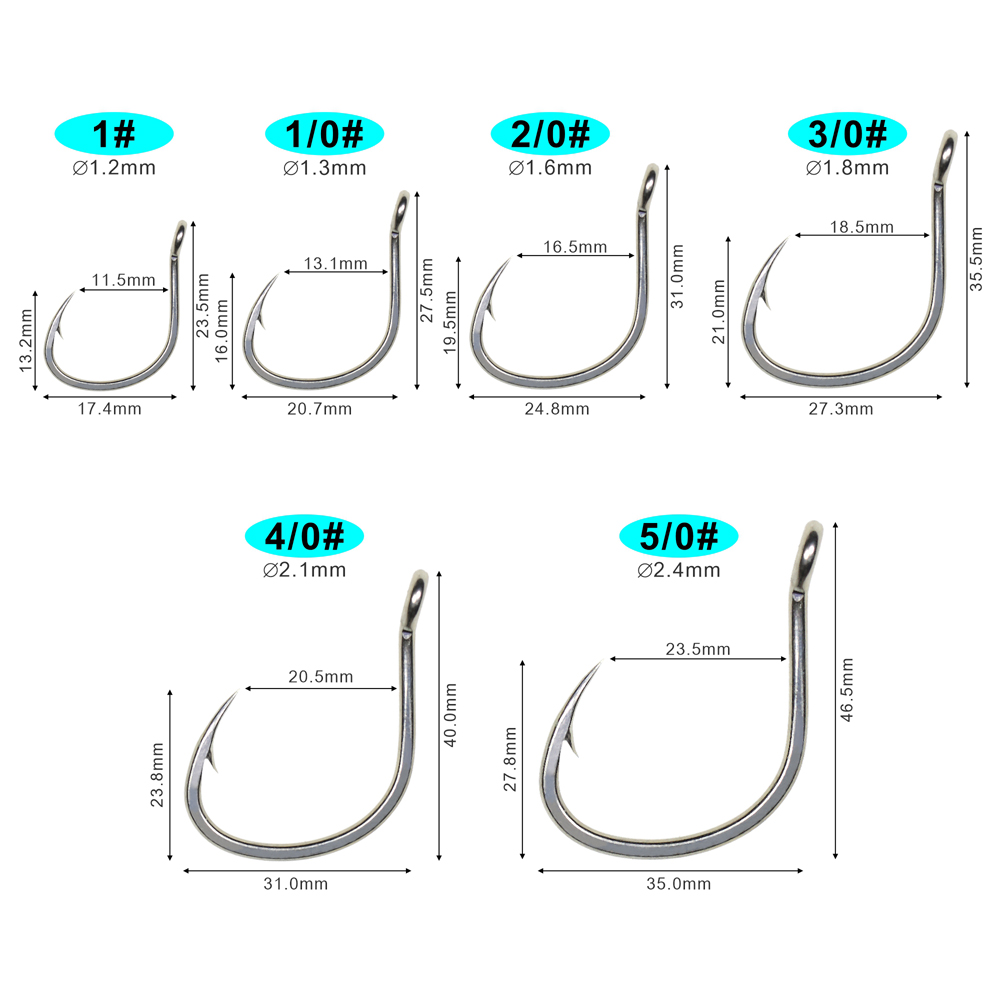 ICERIO 10PCS Matte Tin Coating - Fishing Hook Barbless ulasan dan harga
