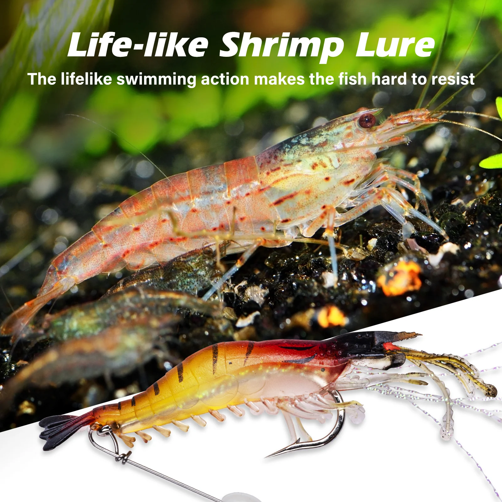 Goture Silicon Shrimp Fishing  - Fishing Hook Assortment ulasan dan harga