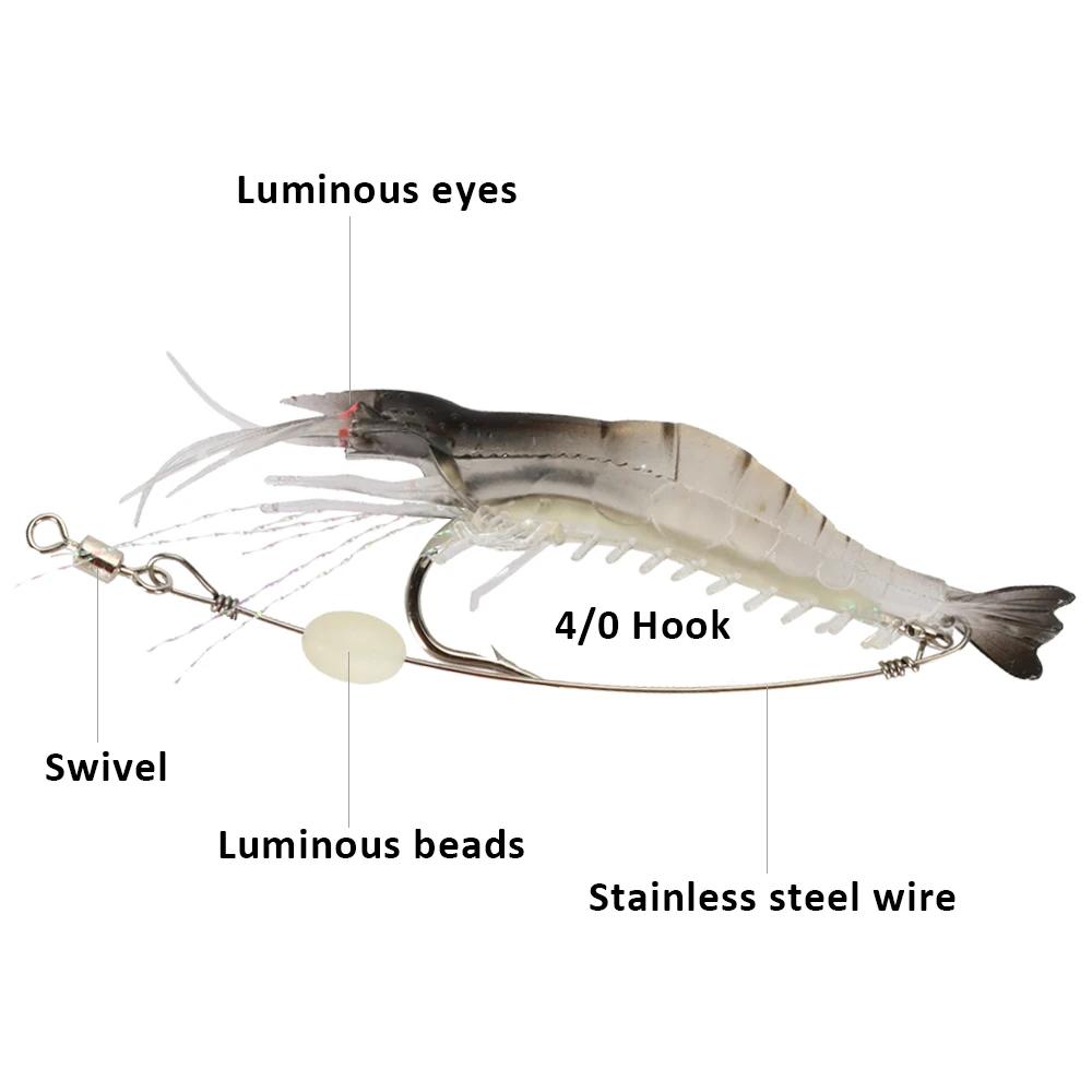Goture Silicon Shrimp Fishing  - Fishing Hook Assortment ulasan dan harga