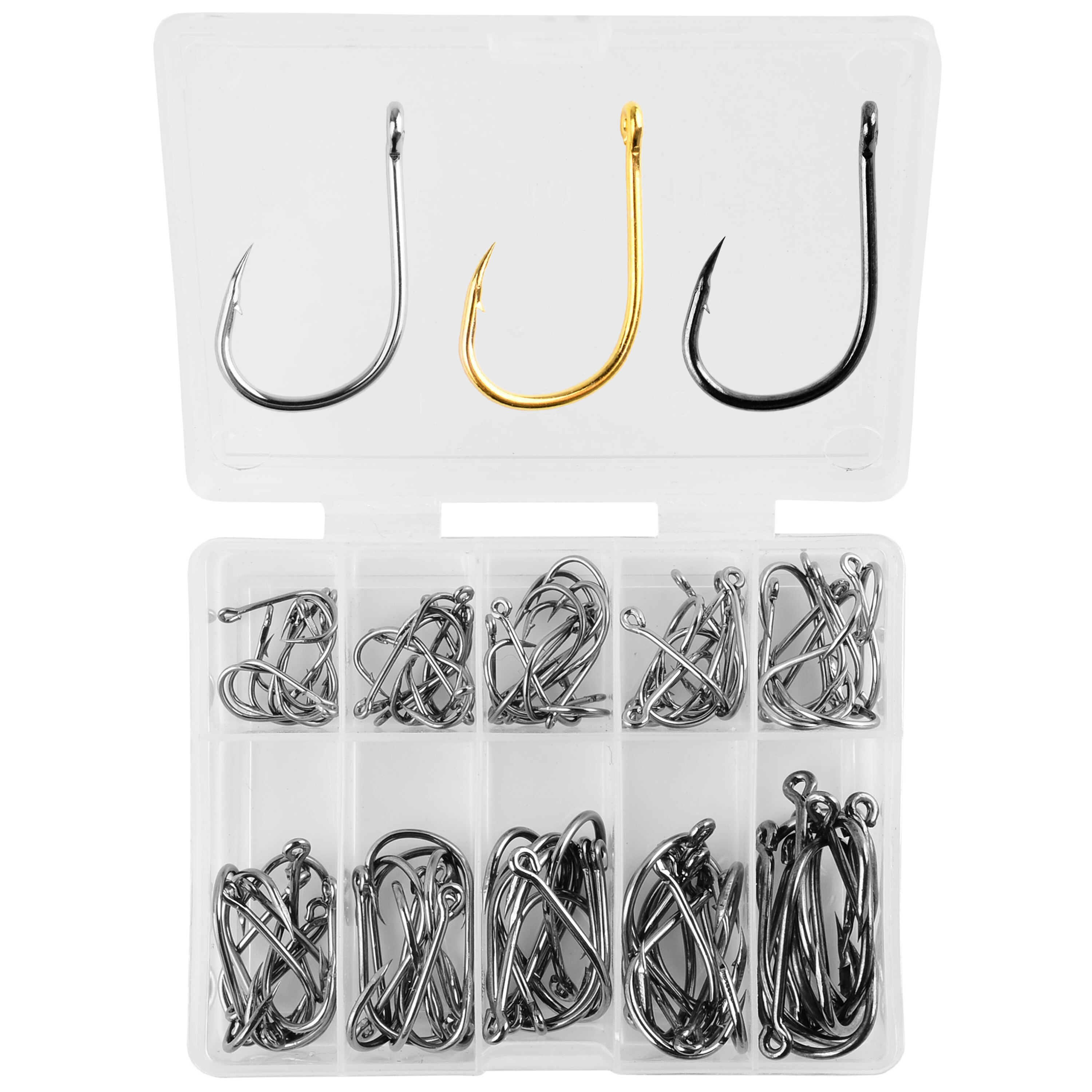 New【100Pcs Fishing Hooks Set C - Fishing Hook Circle ulasan dan harga