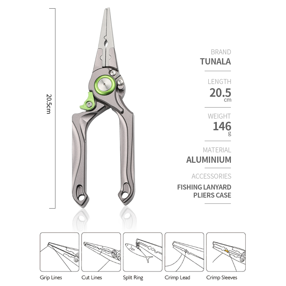 Full Aluminum Hook Removal Sal - Fishing Hook ulasan dan harga