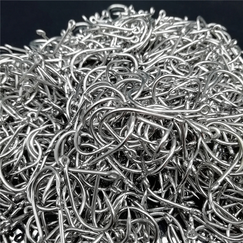 200Pcs Fishing Hooks Eyed Circ - Fishing Hook Circle ulasan dan harga