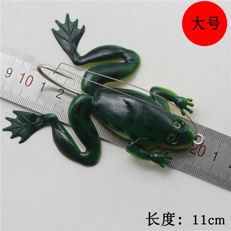 Weedless Soft Frog Lure With H - Fishing Hook Weedless ulasan dan harga