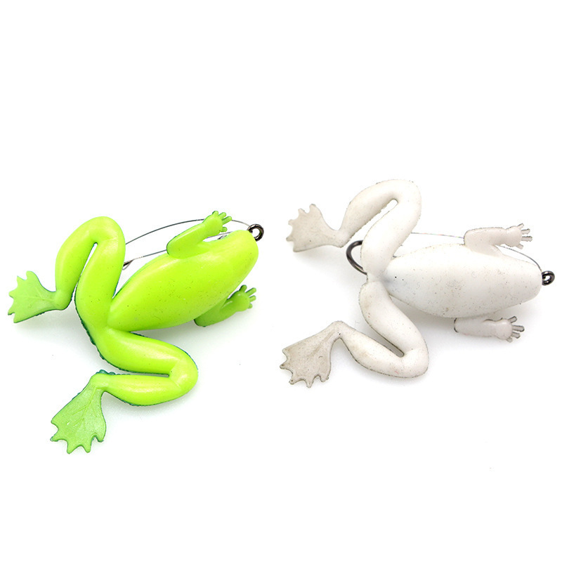 Weedless Soft Frog Lure With H - Fishing Hook Weedless ulasan dan harga