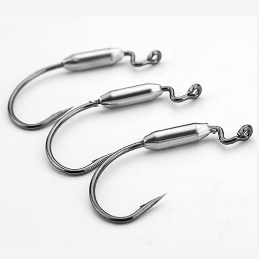 5pcs 1/0# 2/0# 3/0# Offset Fis - Fishing Hook Offset ulasan dan harga