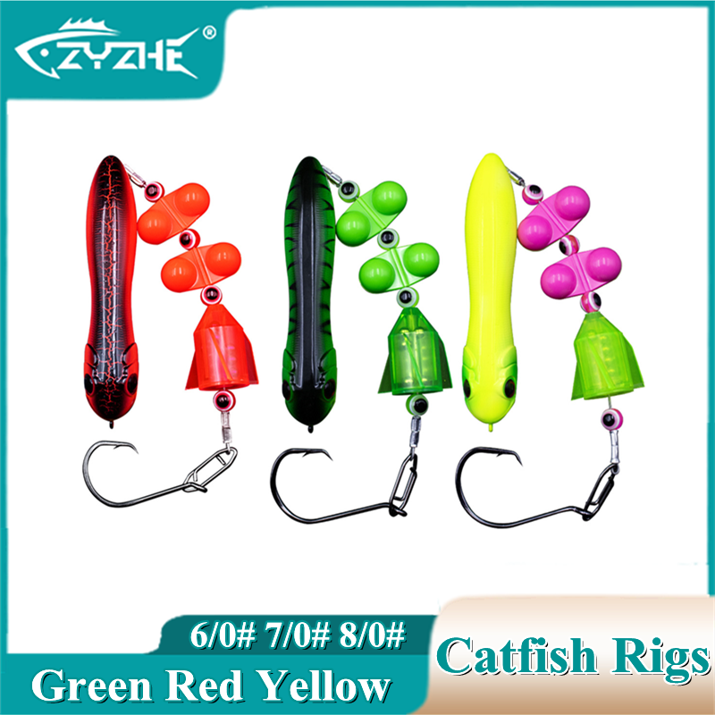 ZYZHE Catfish Rigs 1PC with 6/ - Fishing Hook Circle ulasan dan harga