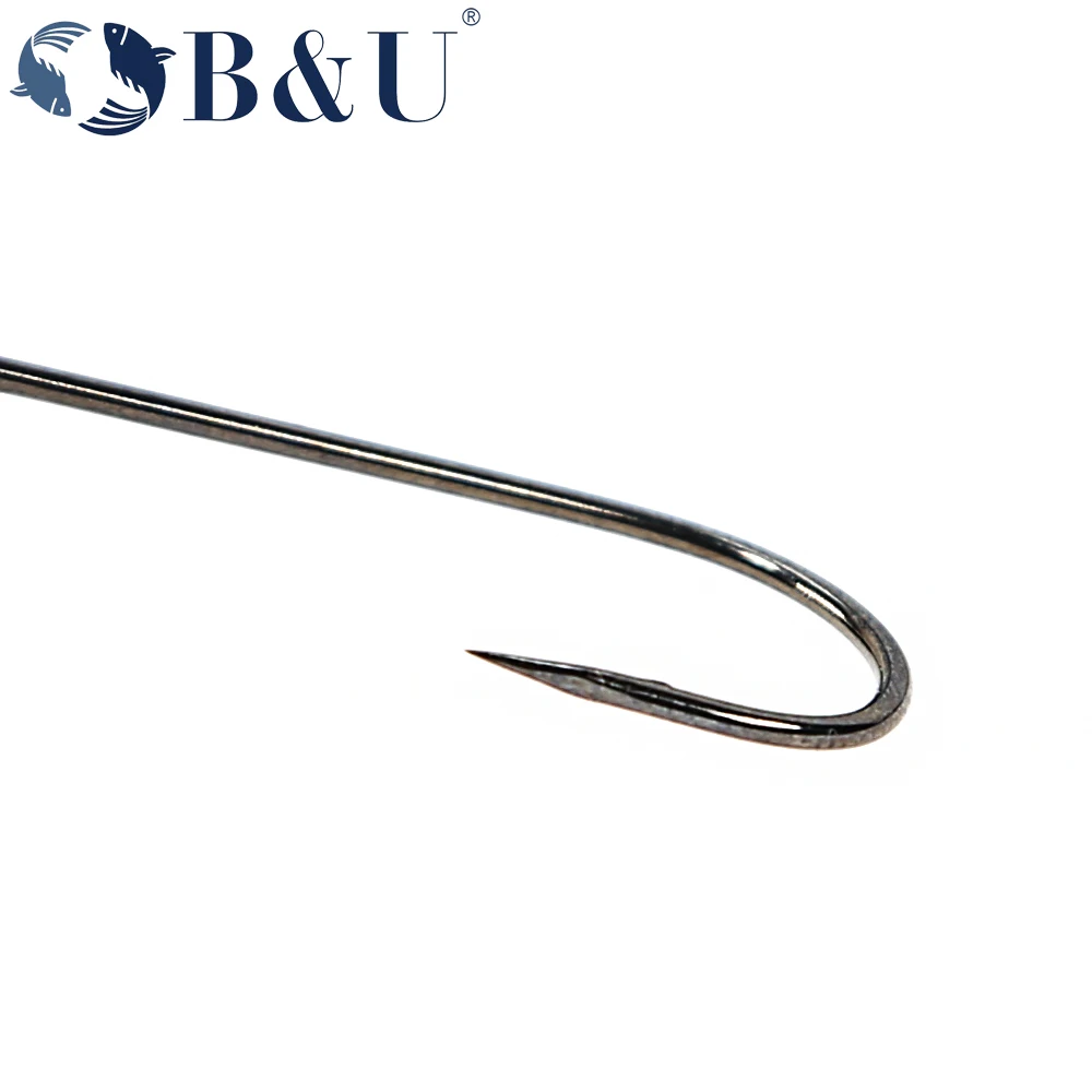 B&U 20pcs Fishing Hook Big Eye - Fishing Hook Barbless ulasan dan harga