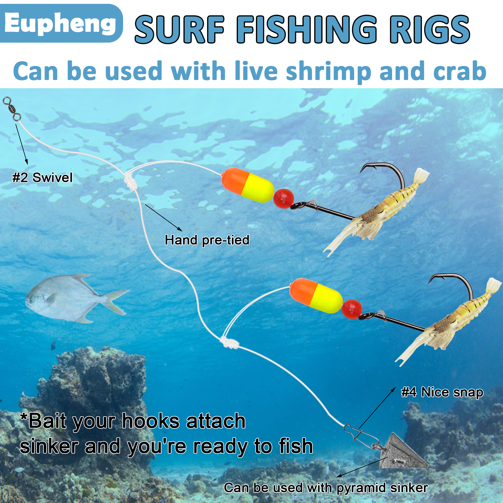 Aventik Pompano Rig Fishing Sa - Fishing Hook Circle ulasan dan harga