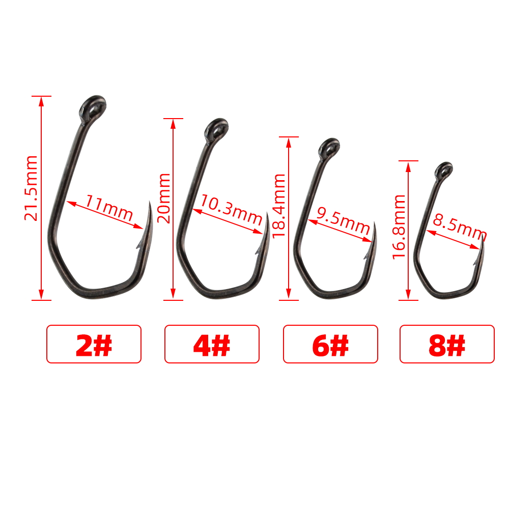 50pcs Carp Fishing Hooks Barbe - Fishing Hook Assortment ulasan dan harga