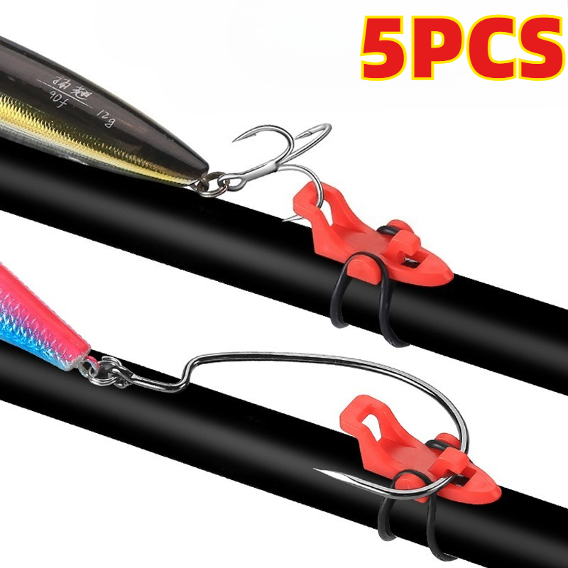 5pcs Fishing Rod Pole Hook Kee - Fishing Hook Box ulasan dan harga