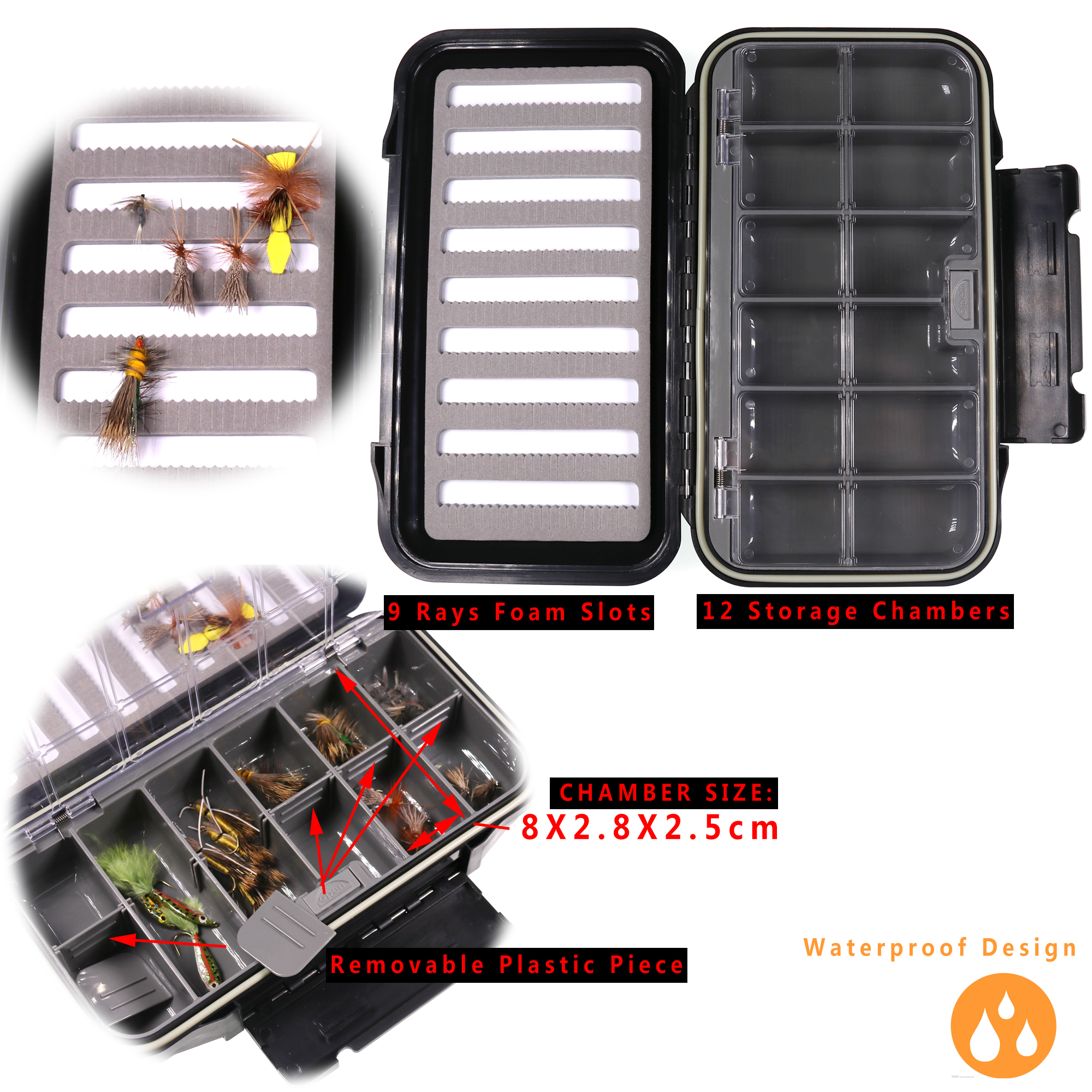 Bimoo M Size Waterproof Fishin - Fishing Hook Size ulasan dan harga