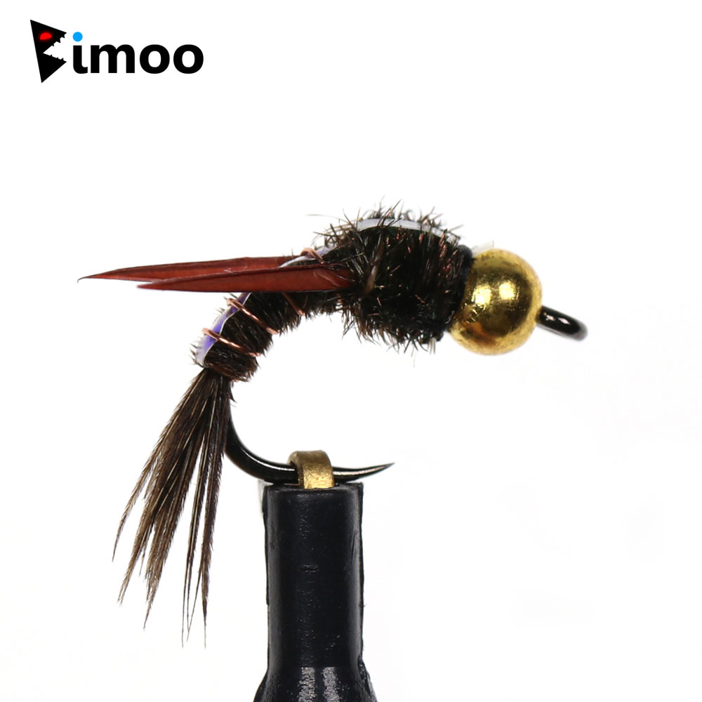 Bimoo 8pcs Brass Beadhead Evil - Fishing Hook Barbless ulasan dan harga