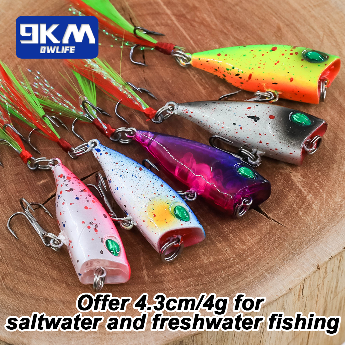 Minnow Lures Popper Set Crankb - Fishing Hook Treble ulasan dan harga