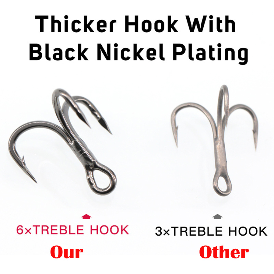 Fishing Treble Hook 6X Strong  - Fishing Hook Assortment ulasan dan harga