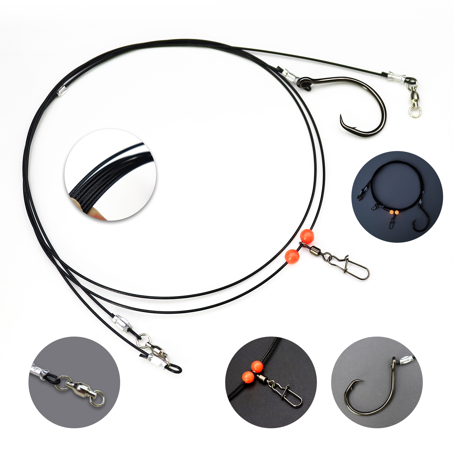 ZYZHE 1pc Sea Fishing Rigs Wit - Fishing Hook Circle ulasan dan harga