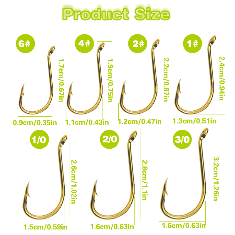 50pcs Fishing Octopus Hooks, S - Fishing Hook Circle ulasan dan harga